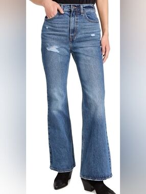 Levi's 70s High Flare Blue Jeans